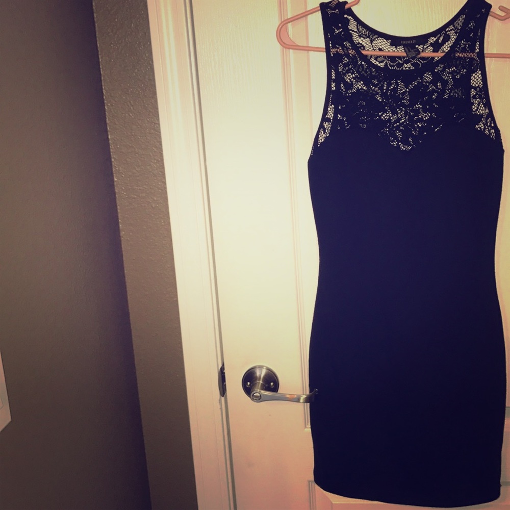 Lace Black Dress