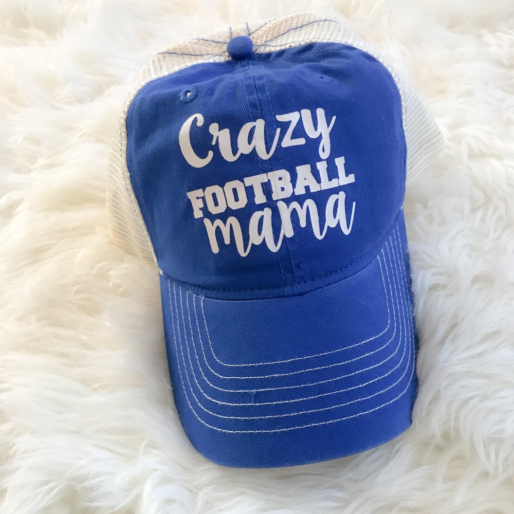 Firm Crazy football mama cap