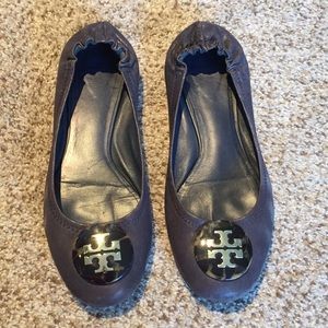Navy and Tortoise Tory Burch Revas 10.5 Used