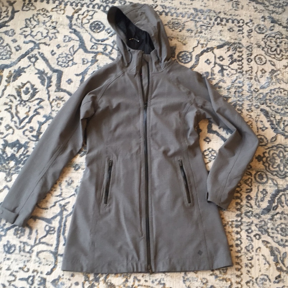 Grey Columbia Omniheat long jacket