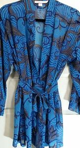 Paisley Chiffon Robe