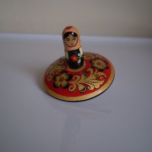 souvenir whirligig, mini size, Khokhloma