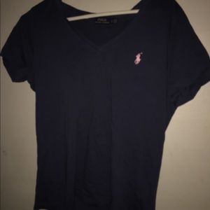 Navy blue polo t shirt