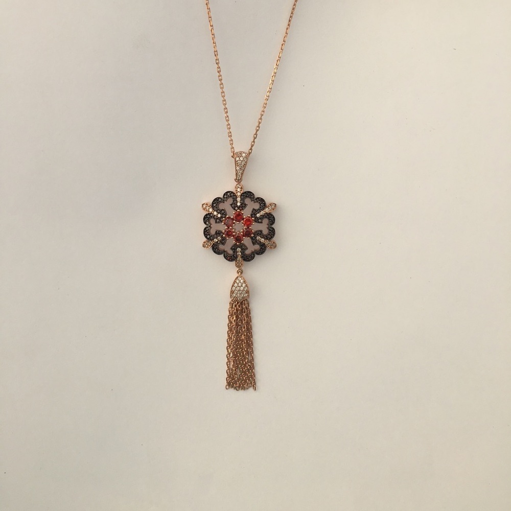 Silver Cubic Zirconia Necklace