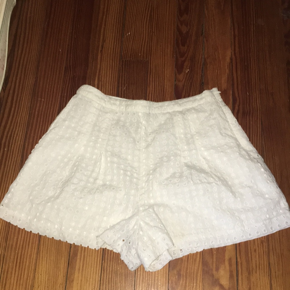 Forever 21 High Waisted White Shorts