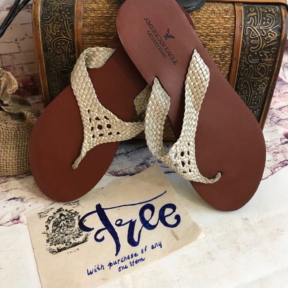 American Eagle Outfitters Shoes - FREE with purchase AMERICAN EAGLE Flipflops 8