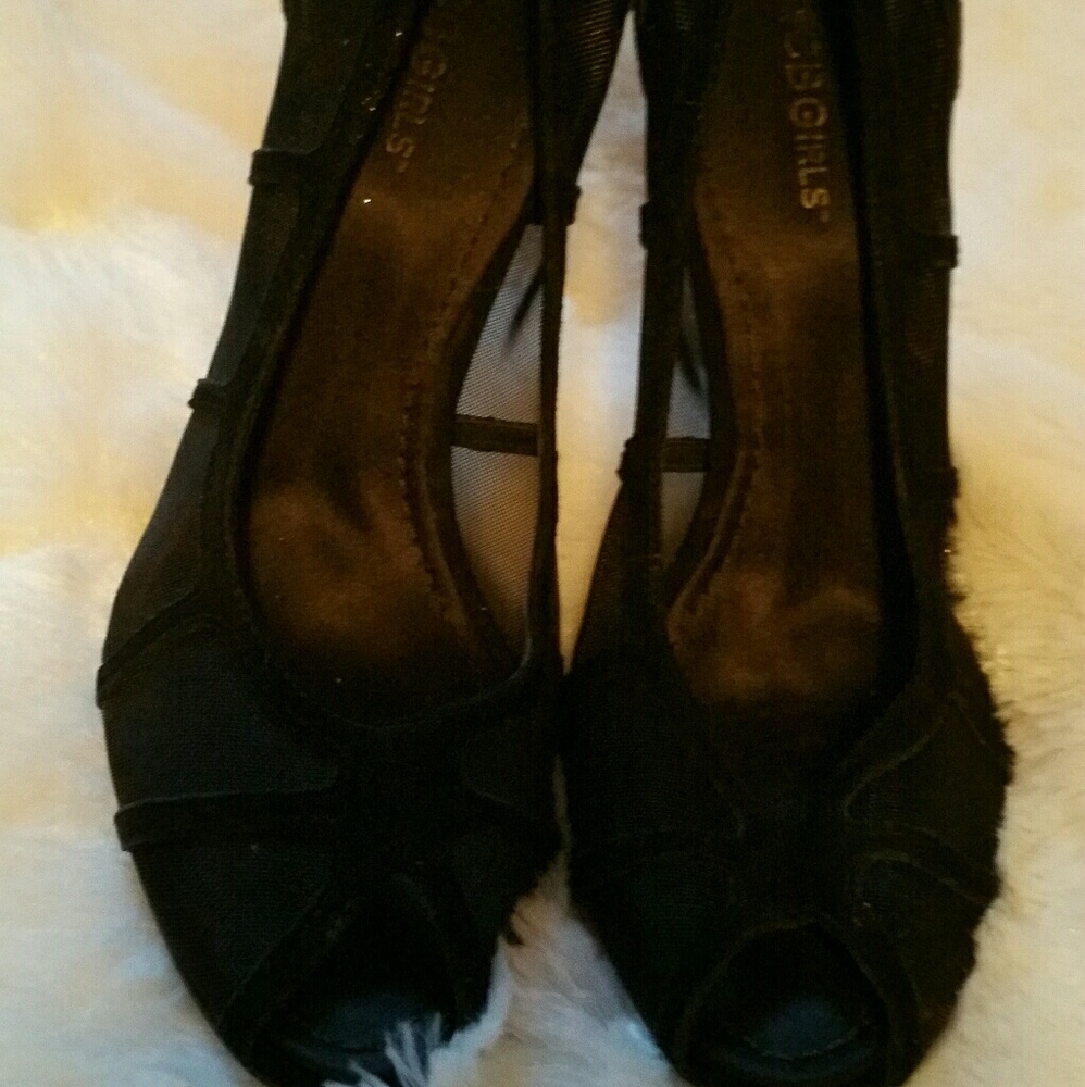 BCBG mesh heels. Size 8.5