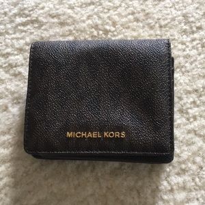 Michael Kors jet set card holder - Brown