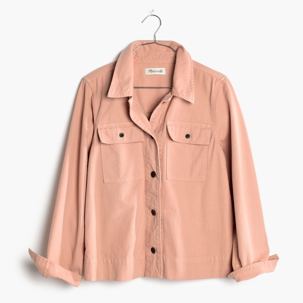 Madewell Northward Cropped Army Jacket