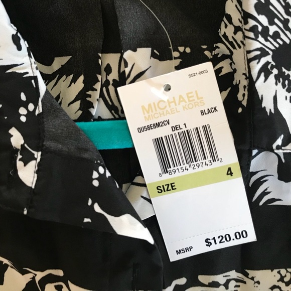 NWT Michael Kors sleeveless button down dress - Picture 3 of 3