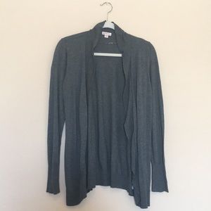 Gray cardigan
