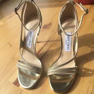 Jimmy Choo Gold Heels