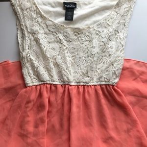 Floral Coral Dress
