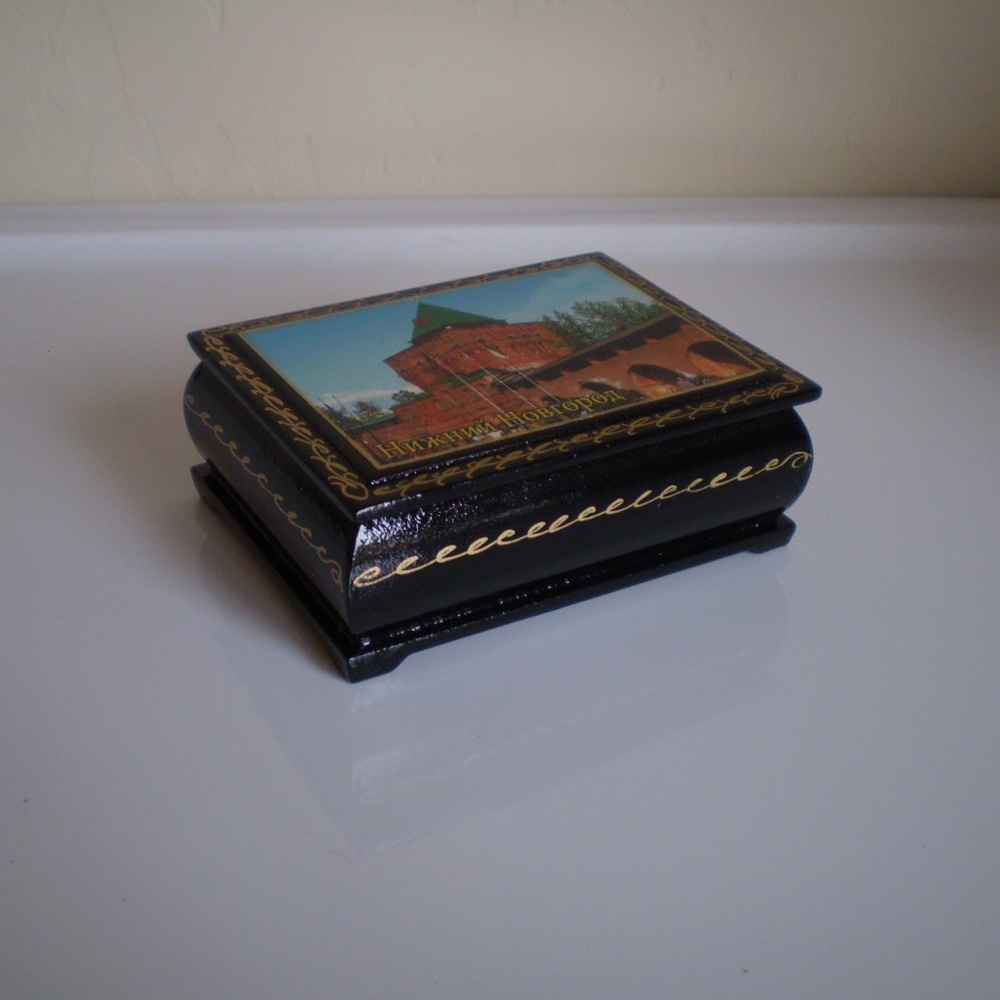 souvenir casket with Russian city Nizhny Novgorod