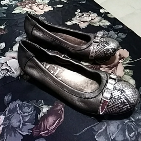 Agl Shoes - Designer AGL snake print ballerina flats
