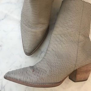 MATISSE Caty Western Snake Skin Bootie