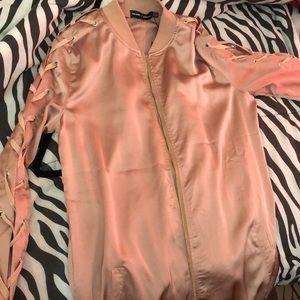 CARLIBYBELXMISSGUIDED Pink Bomber Jacket