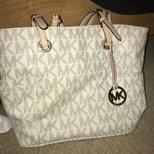 Tan Michael Kors MK bag