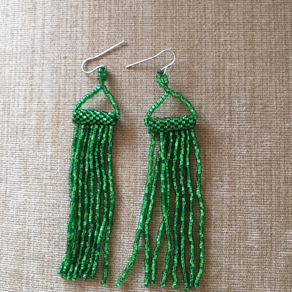 Gorgeous Himalayan beaded earrings