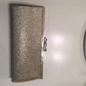 INC Gold Clutch