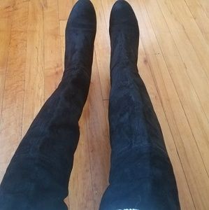 Sam Edelman black suede boots size 6