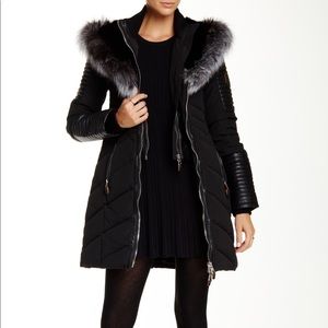 Nicole Benisti Genuine Fox Fur Double Zip coat