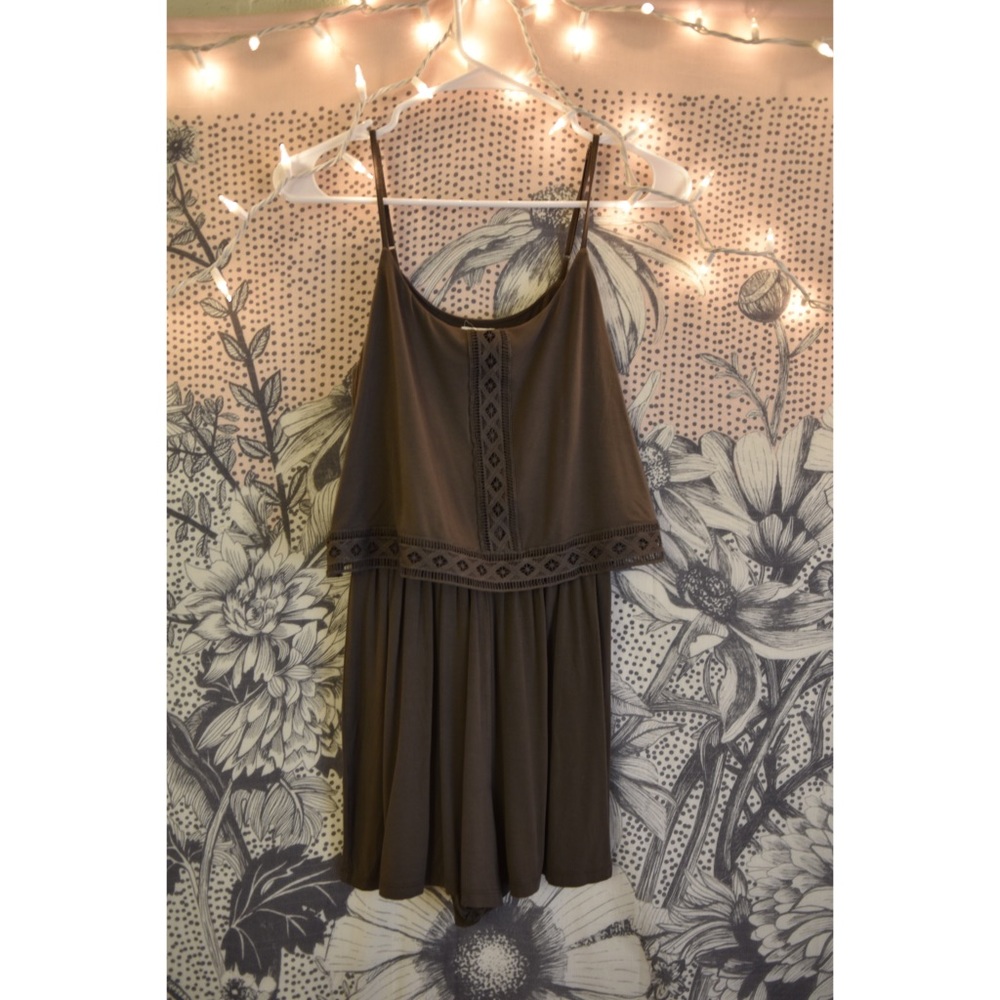 Spaghetti strap romper