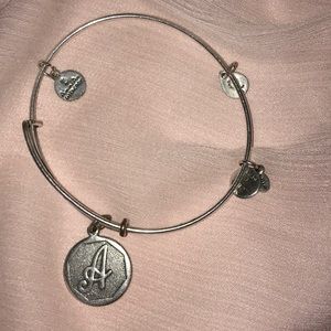 Silver A bracelet Alex and ani