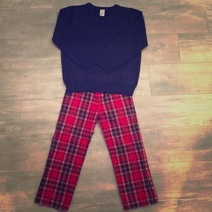 Janie & Jack boys wool plaid holiday pants
