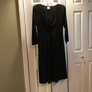Motherhood maternity black cocktail dress