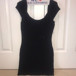 Guess Black and Sequins Bandage Dress