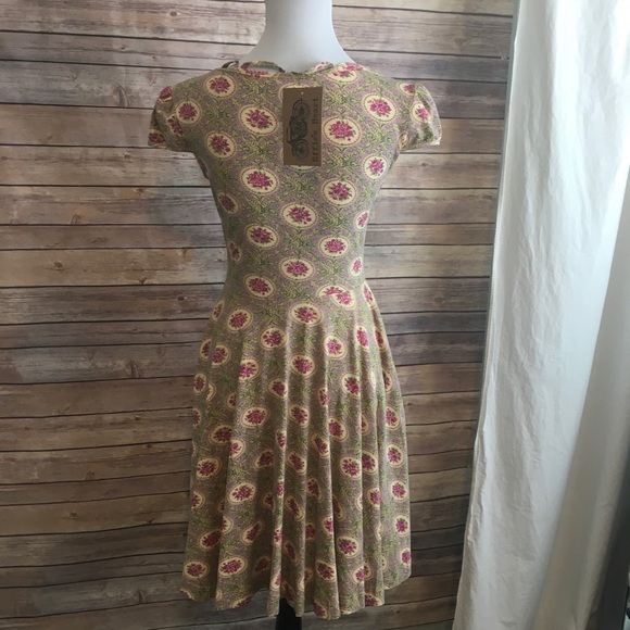 Effie’s Heart Carrington Dress Devonshire Print M - Picture 3 of 4