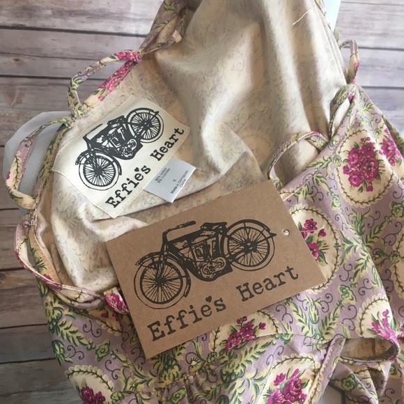 Effie’s Heart Carrington Dress Devonshire Print M - Picture 4 of 4