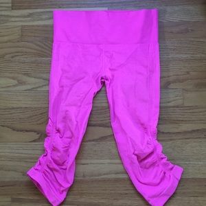 Lululemon hot pink leggings