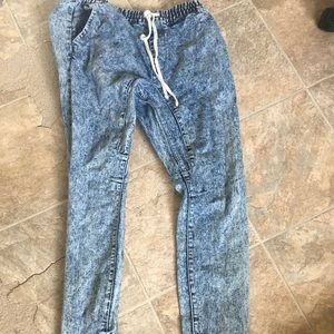 PacSun Drop Skinny Acid Jogger Pants