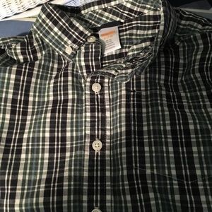 Gymboree plaid button up shirt