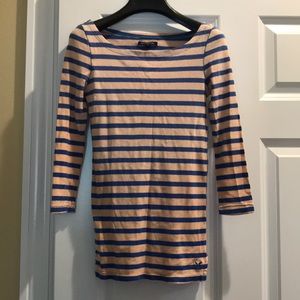 American Eagle Women’s striped 3/4 tee