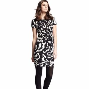 Diane von Furstenberg Zoe Printed Tie-Belt Dress