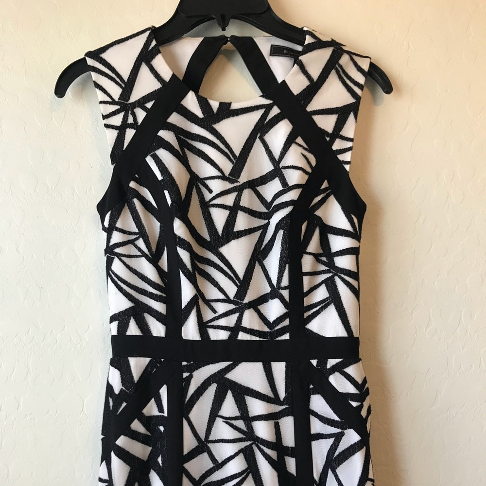 BCBG Max Azria Black and White Gown