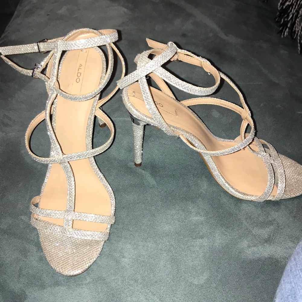 Silver Aldo shoes
