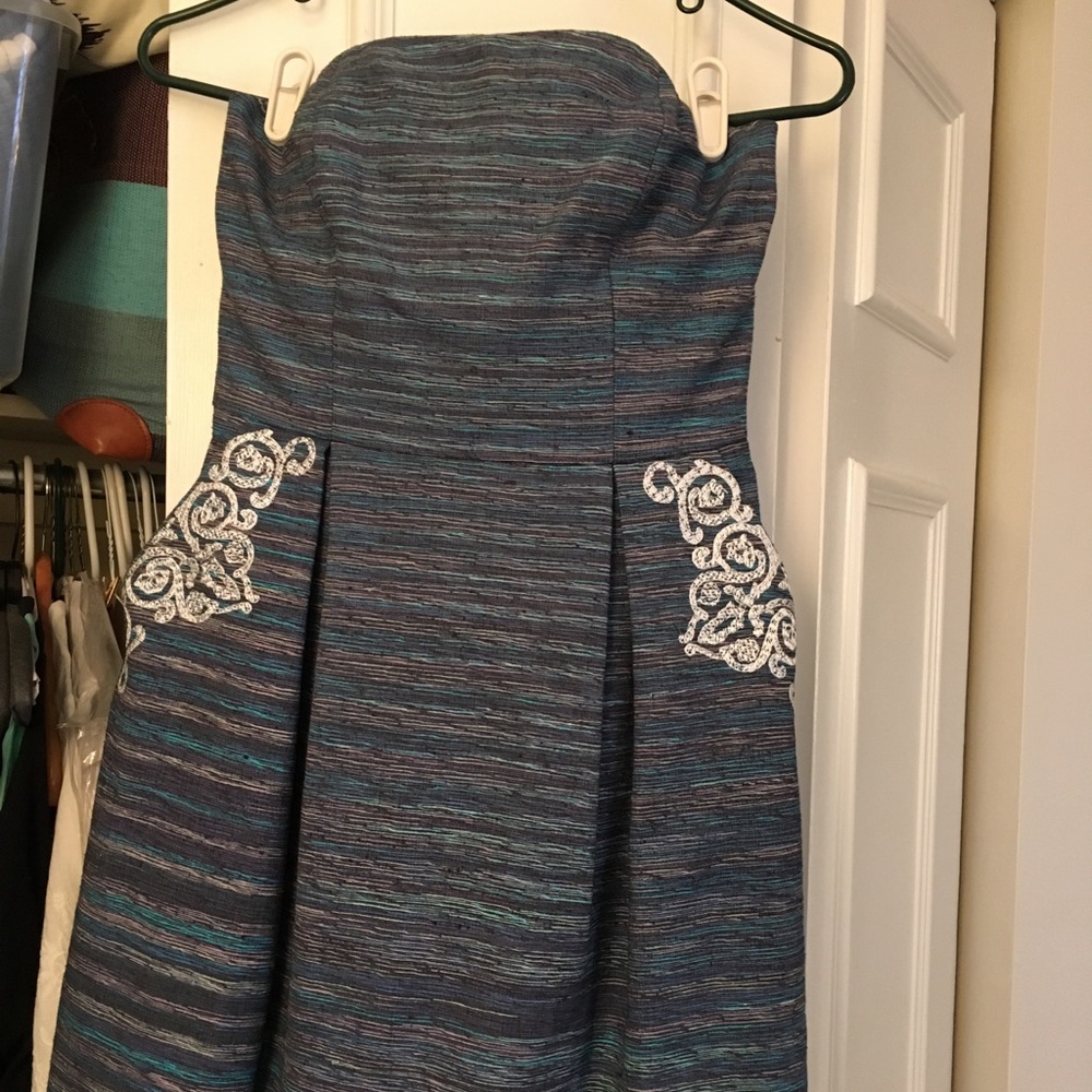 Phoebe Couture strapless sundress, size 4