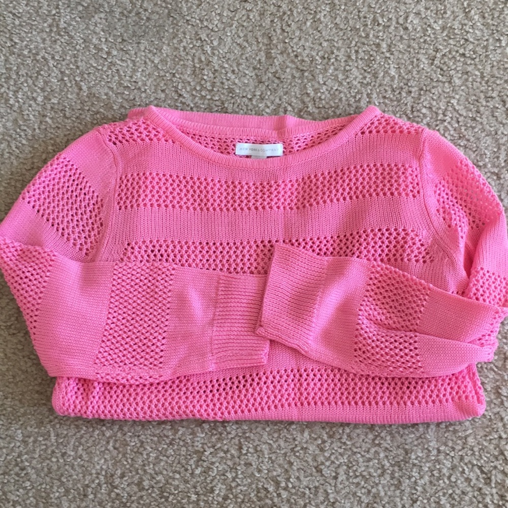 NY&C Knitted Pink Sweater