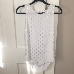 White Brixon Ivy Sleevless Top