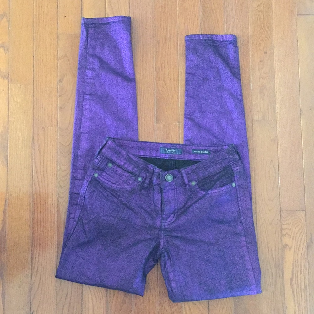 Jessica Simpson Metallic Jegging (size 27)