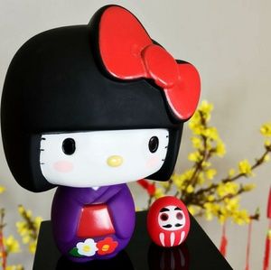 Hello Kitty Kokeshi Bobblehead