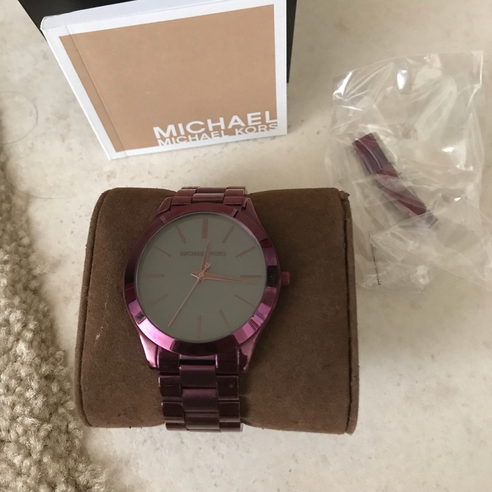 Michael Kors pink watch