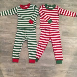 Hanna Andersson classic Christmas striped pajamas