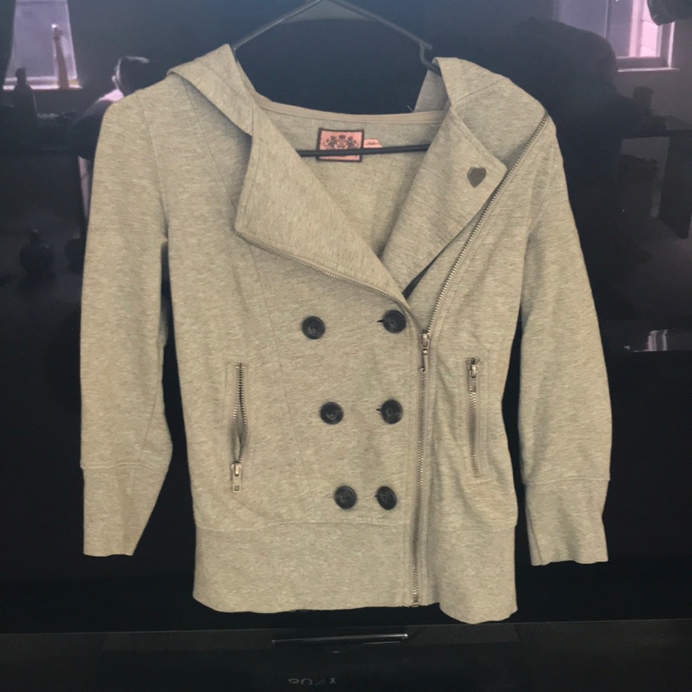 Juicy Couture Zip Hoodie Grey