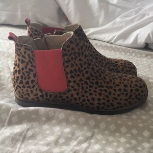 Leopard Print Boden Booties