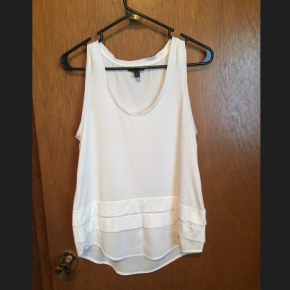 Banana Republic White Tank Top